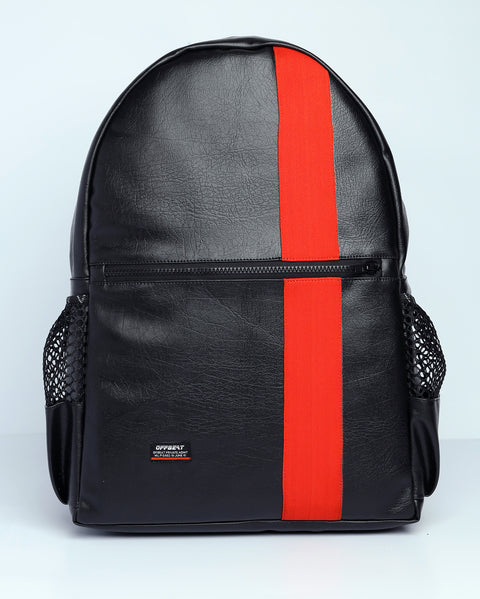 Orange Stripe Backpack
